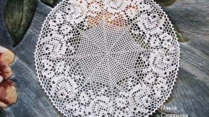 САЛФЕТКА РОЗЫ ФИЛЕЙНЫМ ВЯЗАНИЕМ КРЮЧКОМ. ЧАСТЬ 1