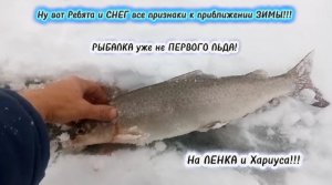 ЗИМНЯЯ РЫБАЛКА На РЕКЕ!!! На ХАРИУСА и ЛЕНКА 2025/2026!!!