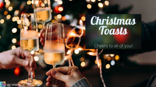 Cheers to all of you (AI-generated voices)