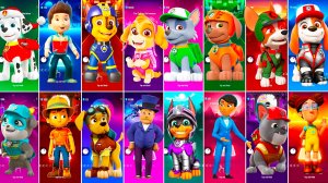 Мультики для Детей Щенячий Патруль Tiles Hop - МАРШАЛЛ, РАЙДЕР, ГОНЩИК,  СКАЙ, РОККИ, ЗУМА, ТРАКЕР