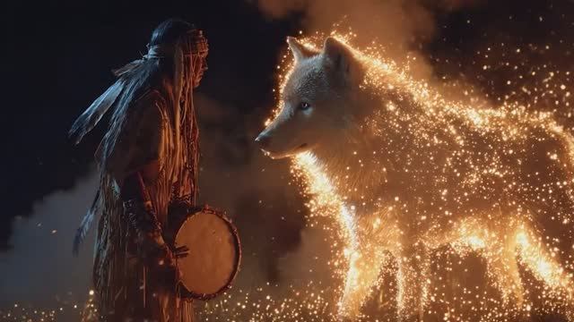 Барабаны шаманов - Эпическая музыка Индейцев, фоновая музыка для отдыха и расслабления смотреть онлайн