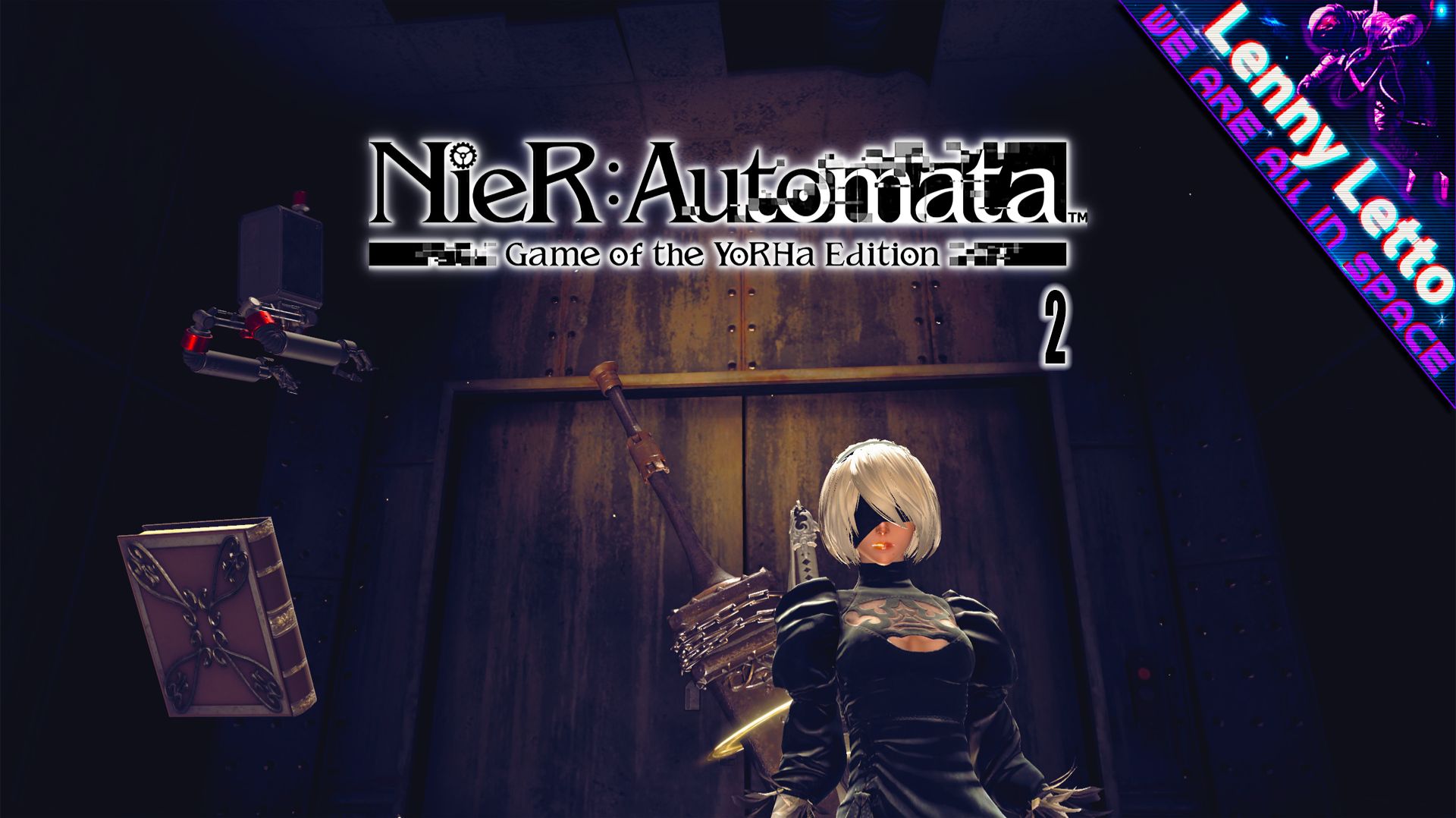 NieR Automata на русском языке. Первое прохождение за 2B. Часть 2 смотреть онлайн