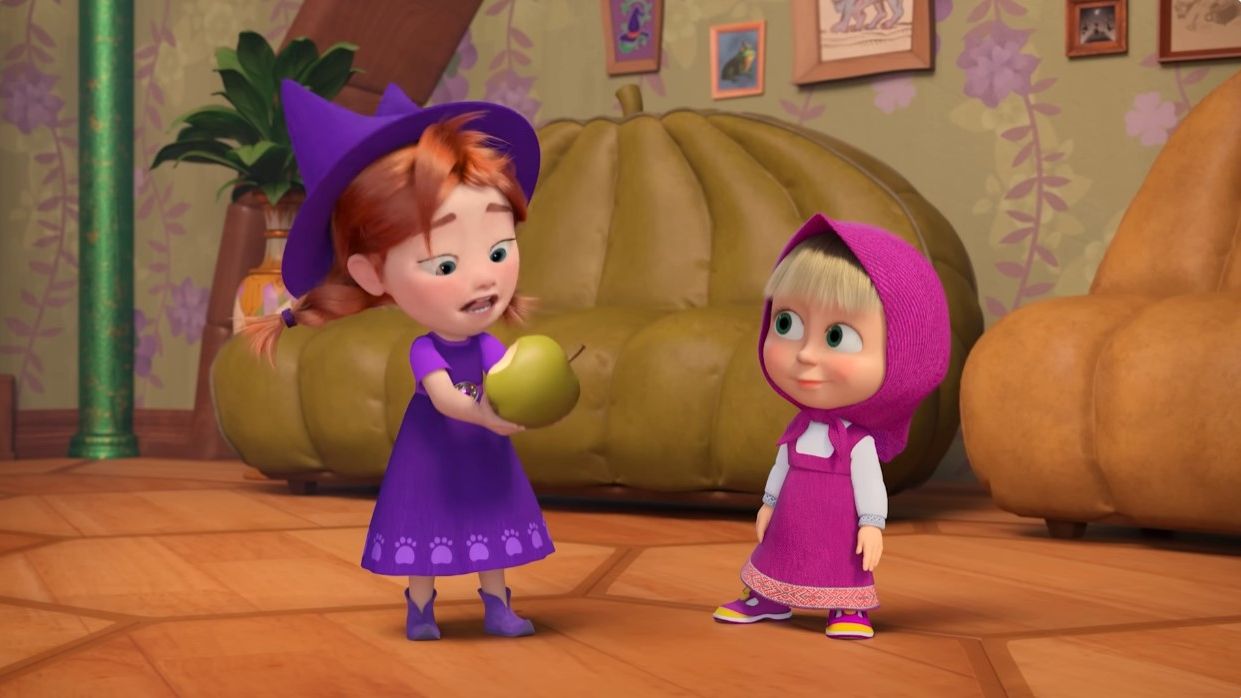 Маша и Медведь. Пазлы с Героями Мультика Маша и Медведь смотреть онлайн