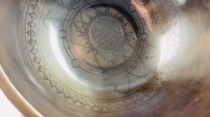 Кованая поющая чаша 17.4см  Ре4 292гц Pr177