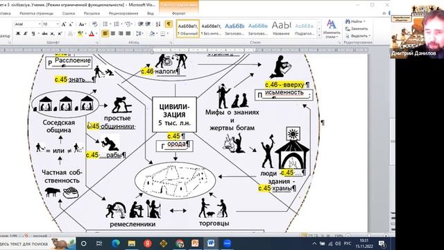 ЗАПИСЬ УРОКА  3. Первобытное общество от земледелия до цивилизации