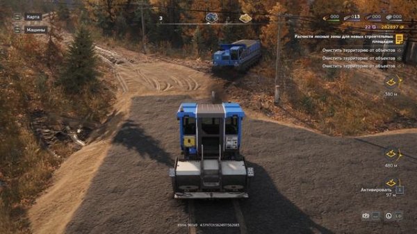 RoadCraft Прохождение 206 (Эрозия) Асфальтирование дороги к строй магазину