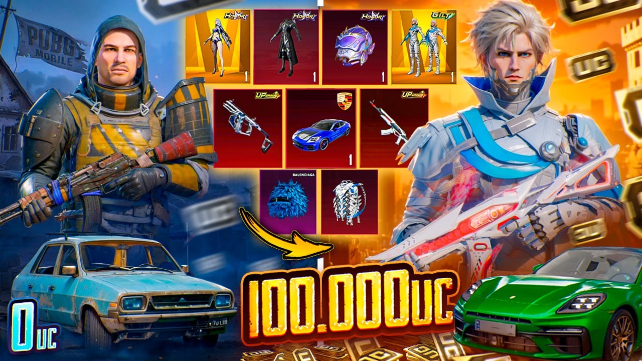 ОН ИГРАЕТ 7 ЛЕТ и НЕ ДОНАТИЛ В PUBG MOBILE! 🤯 $100 000 UC - МОЩНАЯ ПРОКАЧКА ПОДПИСЧИКУ! 🥳 ⏳ За смотреть онлайн