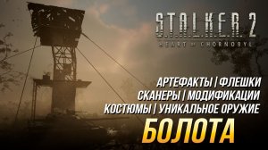 S.T.A.L.K.E.R. 2 - Болота (Все улучшения, флешки, костюмы, артефакты, оружие и сканеры)