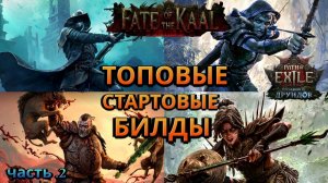PoE2🔥Топовые СТАРТЕРЫ 🔥 11 Билдов для старта Новой Лиги Kaala часть 2🔥 Path of Exile 2