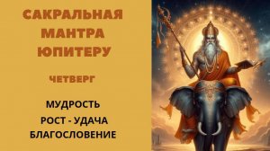 Мантра Четверга.  ЮПИТЕР - БРИХАСПАТИ