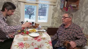 Жизнь в деревне. Вот это радость - Сын приехал. Приготовила холодец. Необычный подарок