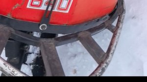 Сегодня меняли задний балансир на буране #снегоход #бураны