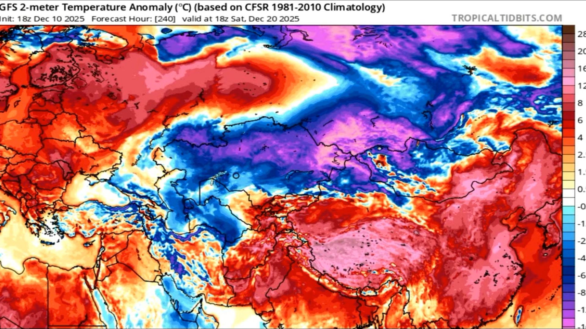 К 3-й декаде декабря на ЕТР может вернутся очень теплая погода. Предварительный прогноз смотреть онлайн