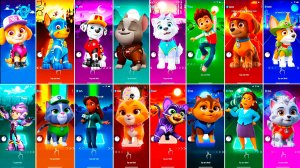 Мультики для Детей Щенячий Патруль Tiles Hop - СКАЙ, ГОНЩИК, МАРШАЛЛ, ЭВЕРЕСТ, РАЙДЕР