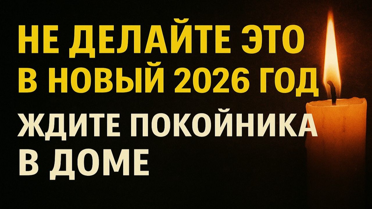 Сделаете это в Новый 2026 год - ждите беды? Старые правила и запреты ночи. Приметы смотреть онлайн