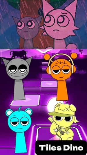 КТО ЛУЧШИЙ СПРУНКИ? уровень 92 - Мультики про Спрунке | МУЛЬТФИЛЬМЫ SPRUNKI в Tiles Hop