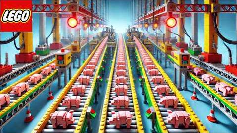 Технологический процесс ЛЕГО Pig для ресторана. Может ли эта автоматизация фермы сработать смотреть онлайн