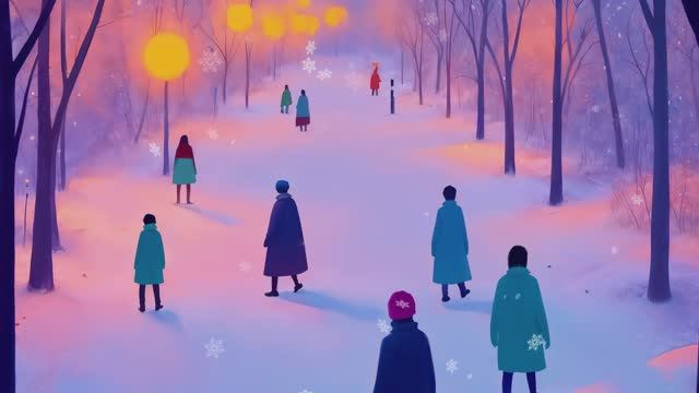 Снегопад 4K | Бесплатный футаж снега для монтажа | Winter Snow Footage смотреть онлайн