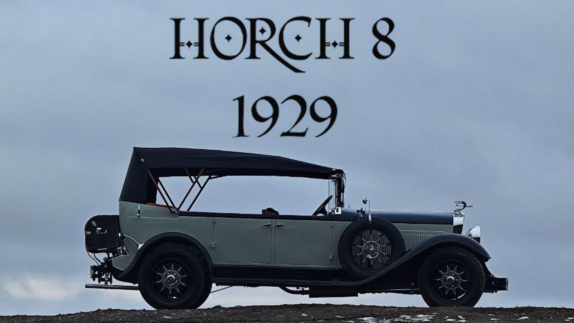 Редчайший довоенный автомобиль концерна Auto Union - Horch 8-350 на деревянных колесах смотреть онлайн