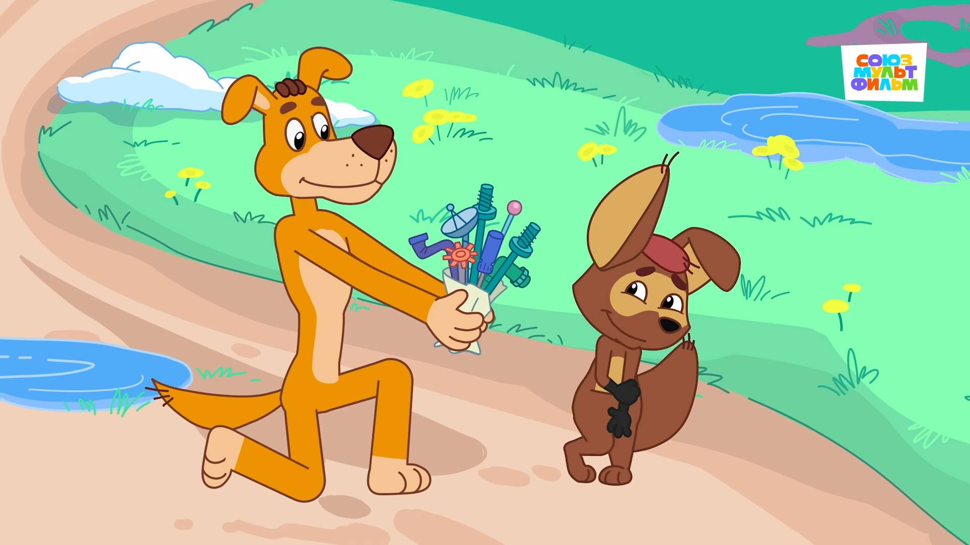 Новое Простоквашино – 119 серия — Восьмое марта — Союзмультфильм HD смотреть онлайн