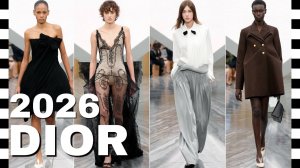 ✔️ DIOR коллекция весна-лето 2026 на Неделе моды в Париже
