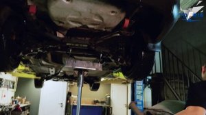 FORD Focus III установка глушителя TOFRIS в штатное место