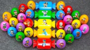 Мультики залипалки для детей. Щенячий Патруль и разноцветный слайм. Смотреть онлайн мультики.