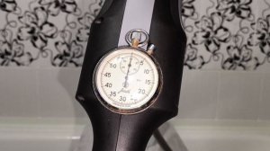 Замер расхода воды у аккумуляторных авто моек.