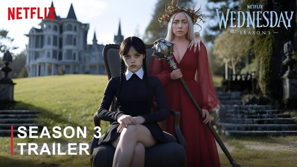 УЭНСДЕЙ: СЕЗОН 3 (Трейлер 2026)