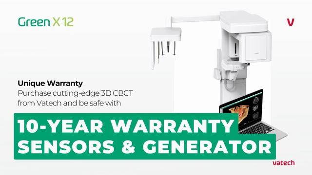 Vatech Green X 12 — Unique Warranty смотреть онлайн