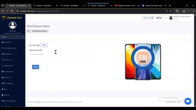 Check Xiaomi IMEI & Mi Account with Cheetah Tool
