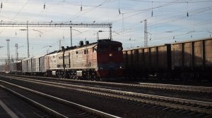 Тепловоз 2ТЭ10М-2182. Звук 10Д100.