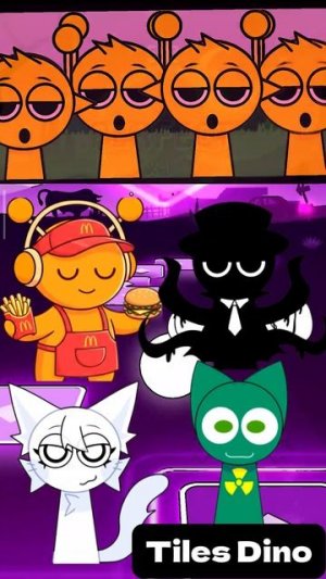 КТО ЛУЧШИЙ СПРУНКИ? уровень 94 - Мультики про Спрунке | МУЛЬТФИЛЬМЫ SPRUNKI в Tiles Hop