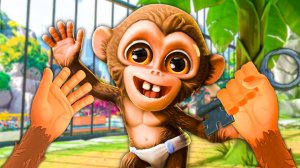 МЫ ОСВОБОДИЛИ МАЛЕНЬКУЮ ОБЕЗЬЯНКУ ИЗ КЛЕТКИ И ВОТ ЧТО ПОЛУЧИЛОСЬ... 🐵 в I Am Monkey VR