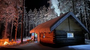 УЕХАЛИ ЖИТЬ В СТАРУЮ ИЗБУШКУ. НА СНЕГОХОДАХ НА МАЛЕНЬКУЮ ТАЁЖНУЮ РЕЧКУ. ЭКСПЕДИЦИЯ НА СЕВЕР. ЧАСТЬ1
