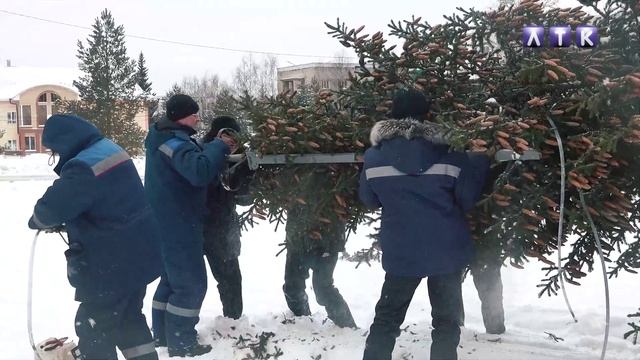 Новогодняя Ёлочка прибыла в Лысьву смотреть онлайн