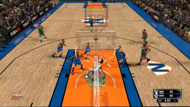 NBA2K14 Легенды Милуоки Vs Легенды Нью Йорка