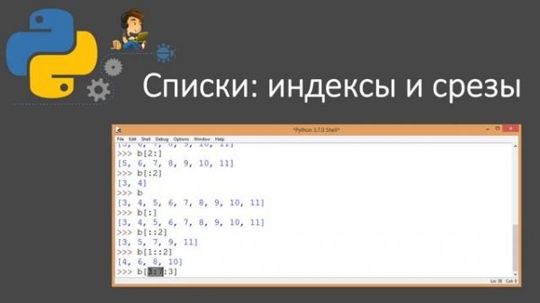 13 Списки: индексы и срезы Python