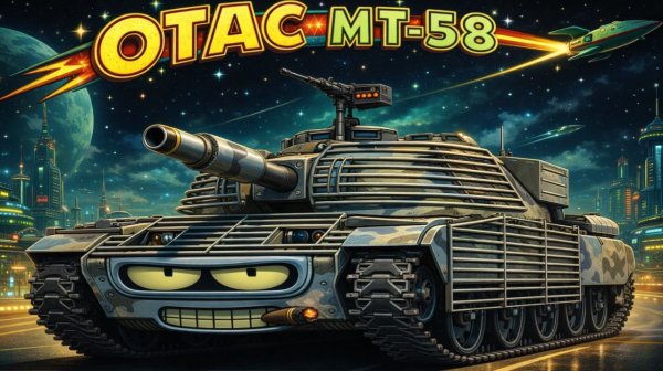 OTAC MT-58 - Позапускаю прямоходящие нурсики в танкистов))) #whinemachine #worldoftanks #миртанков