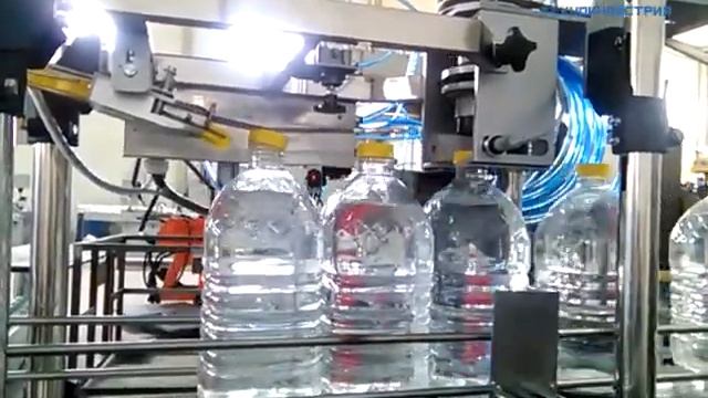 Автоматический укупор ПЭТ бутылок смотреть онлайн