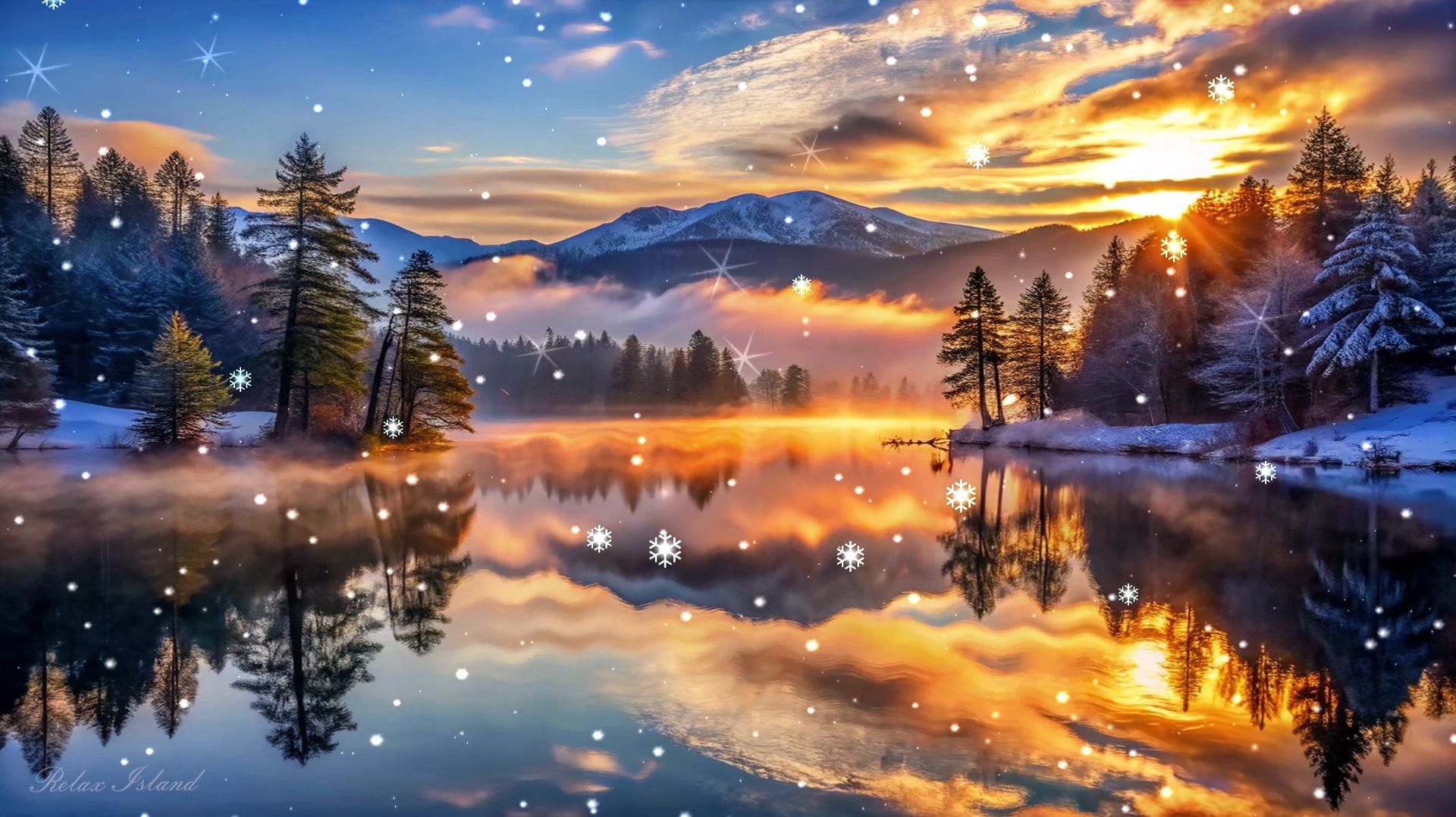 ЧАРУЮЩАЯ ЗИМНЯЯ УСПОКАИВАЮЩАЯ МУЗЫКА ДЛЯ СНА 🎵 РАССЛАБЛЯЮЩАЯ МУЗЫКА ДЛЯ ДУШИ В ЛУЧАХ ЗАКАТА смотреть онлайн