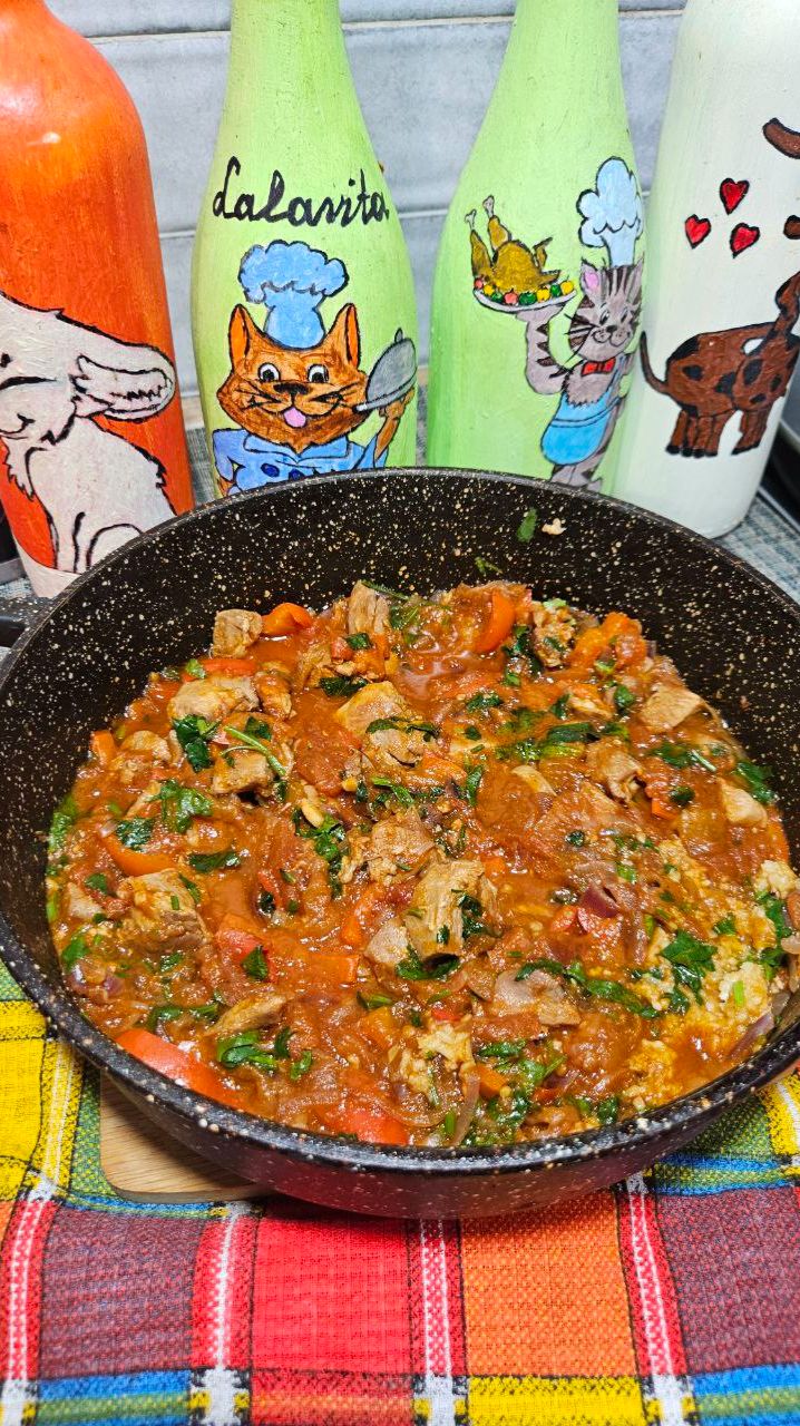 Чашушули из индейки