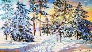 Пейзажи художника Татьяны Краснощековой