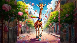 Весёлый жирафик в кедах.mp4