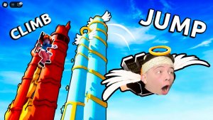 Лучший СИМУЛЯТОР ПРЫЖКОВ с БАШНИ! Climb and Jump ROBLOX