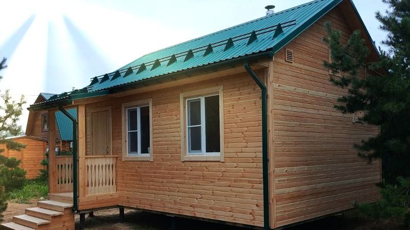 В бане веник — господин, в печи — кочерга! Каркасная баня в один этаж за 10 дней в Киржаче смотреть онлайн