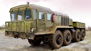 КЗКТ-7428 «Русич» (8x8) Гигантский седельный тягач тяжеловоз