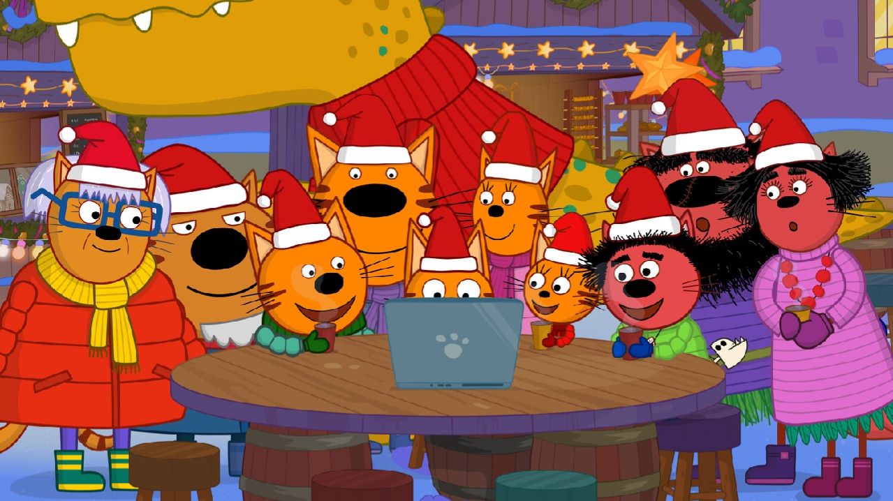 ТРИ КОТА - ЗИМНИЕ КАНИКУЛЫ КОТЯТ - МУЛЬТИКИ ДЛЯ ДЕТЕЙ ТРИ КОТА смотреть онлайн