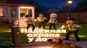 Надёжная охрана у дома — Добрый мультфильм про собаку Жульку и волков | Развивающая история  детей