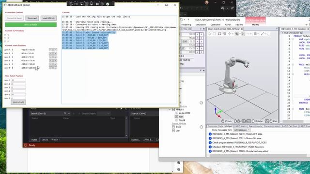 ABB EGM. Joint control / C# + RW6.16 смотреть онлайн